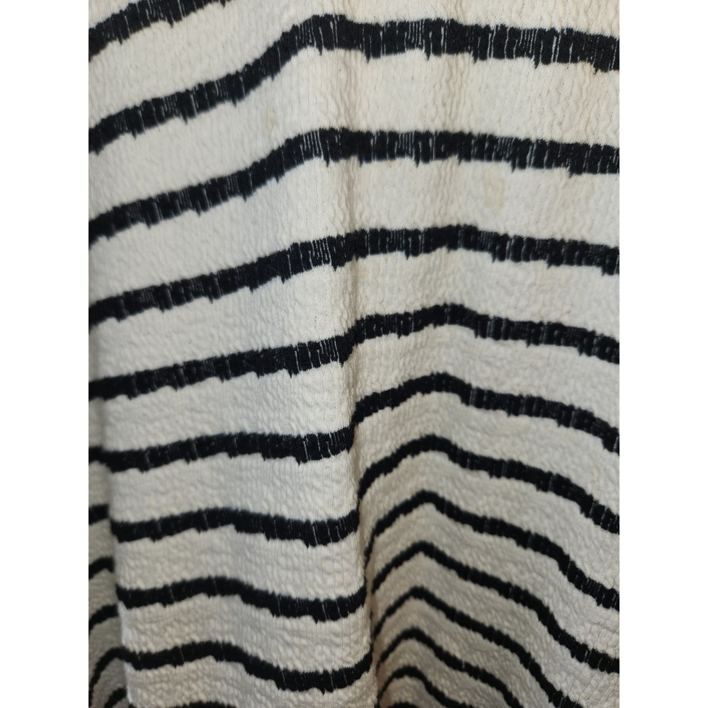 Berkley Jensen Striped Sweater Womens 2XL Crew Neck Textured Sweatshirt Style - Picture 2 of 4